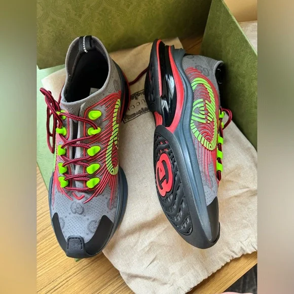 ✅Gucci Mens Sneakers -Size 8 - Picture 9 of 17